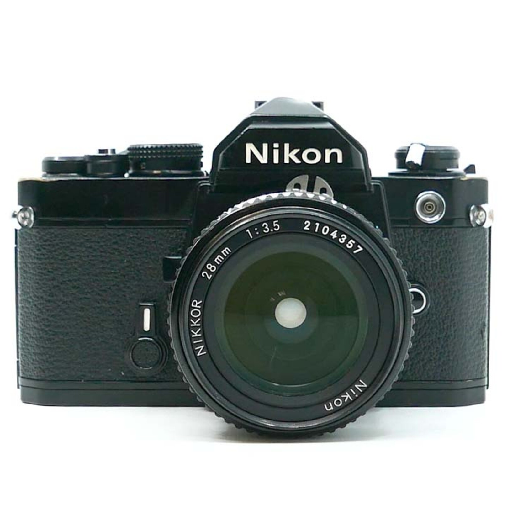 Nikon Nikon FM SLR camera BLACK w/28mm f3.5 Lens Ai (Used)