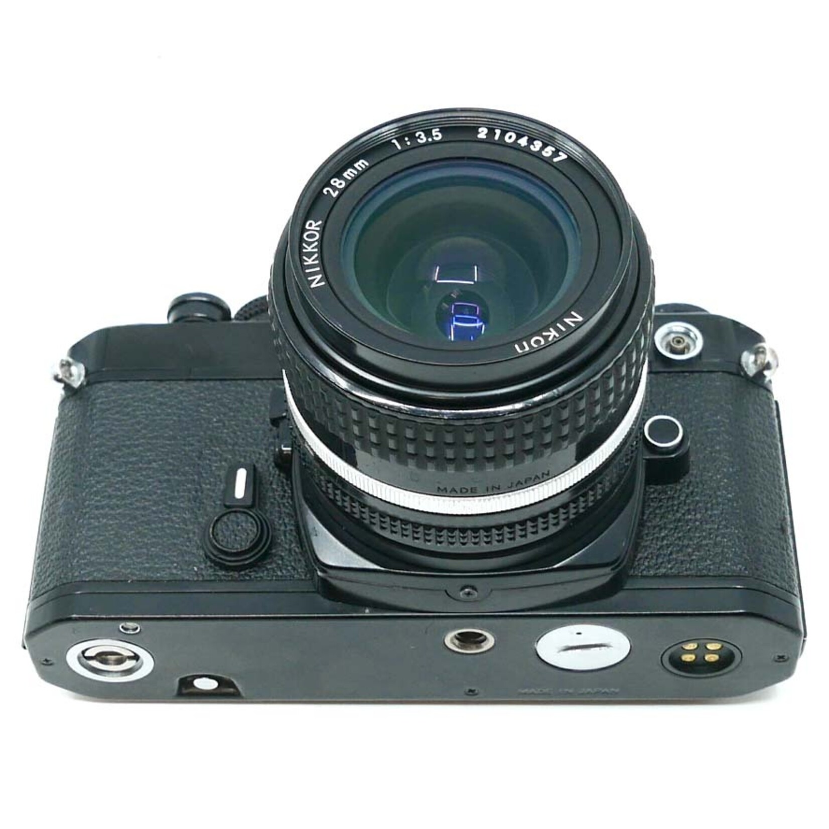 Nikon Nikon FM SLR camera BLACK w/28mm f3.5 Lens Ai (Used)