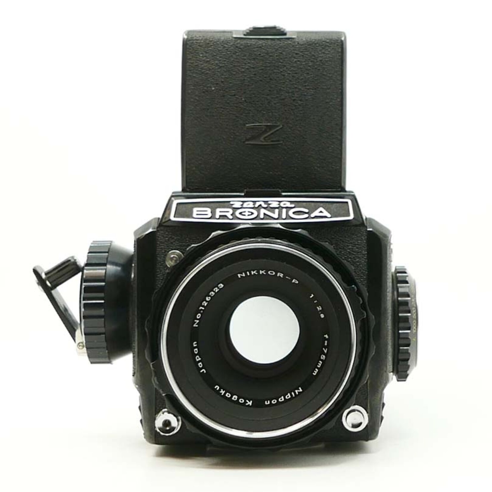 Bronica Bronica S2 w/ S2A back and Nikkor-P 75mm 2.8 Lens (Used)
