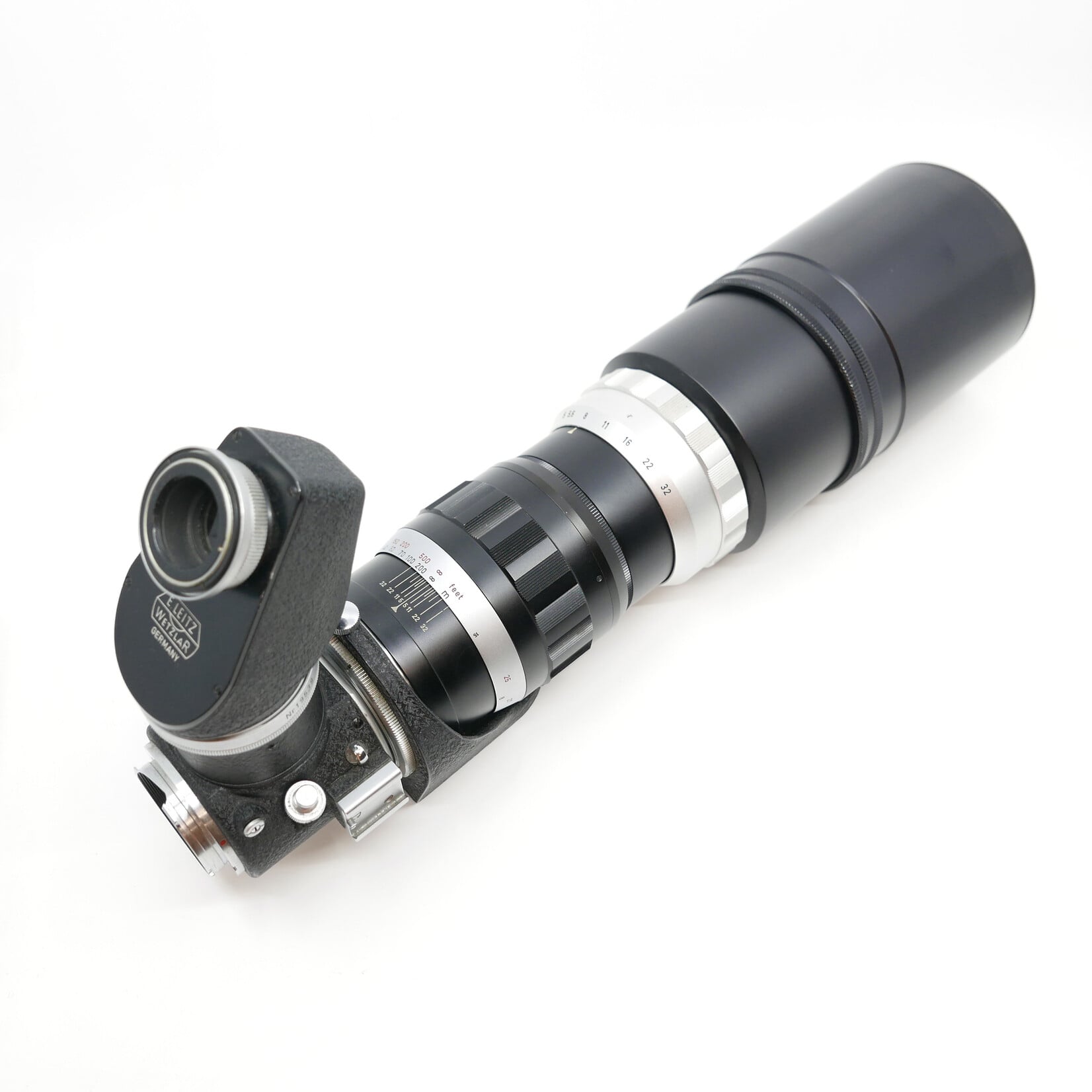 Leica Leitz Weltzar Telyt 400mm f5 w/ Screw-mount Visoflex II Ernst Leitz GmbH Wetzlar
