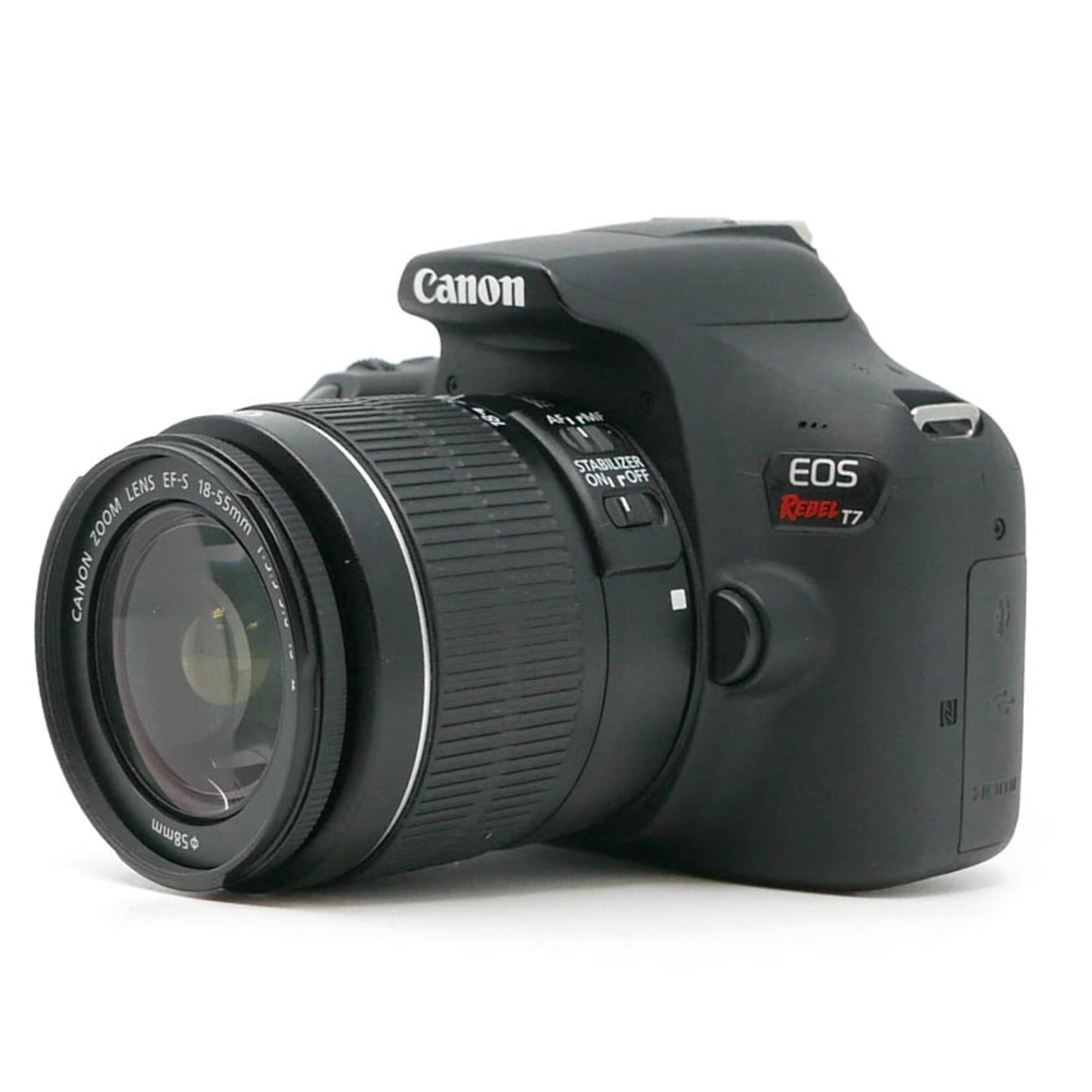 Canon Canon EOS Rebel t7 DSLR  + EF-S 18-55 IS II Lens (used)