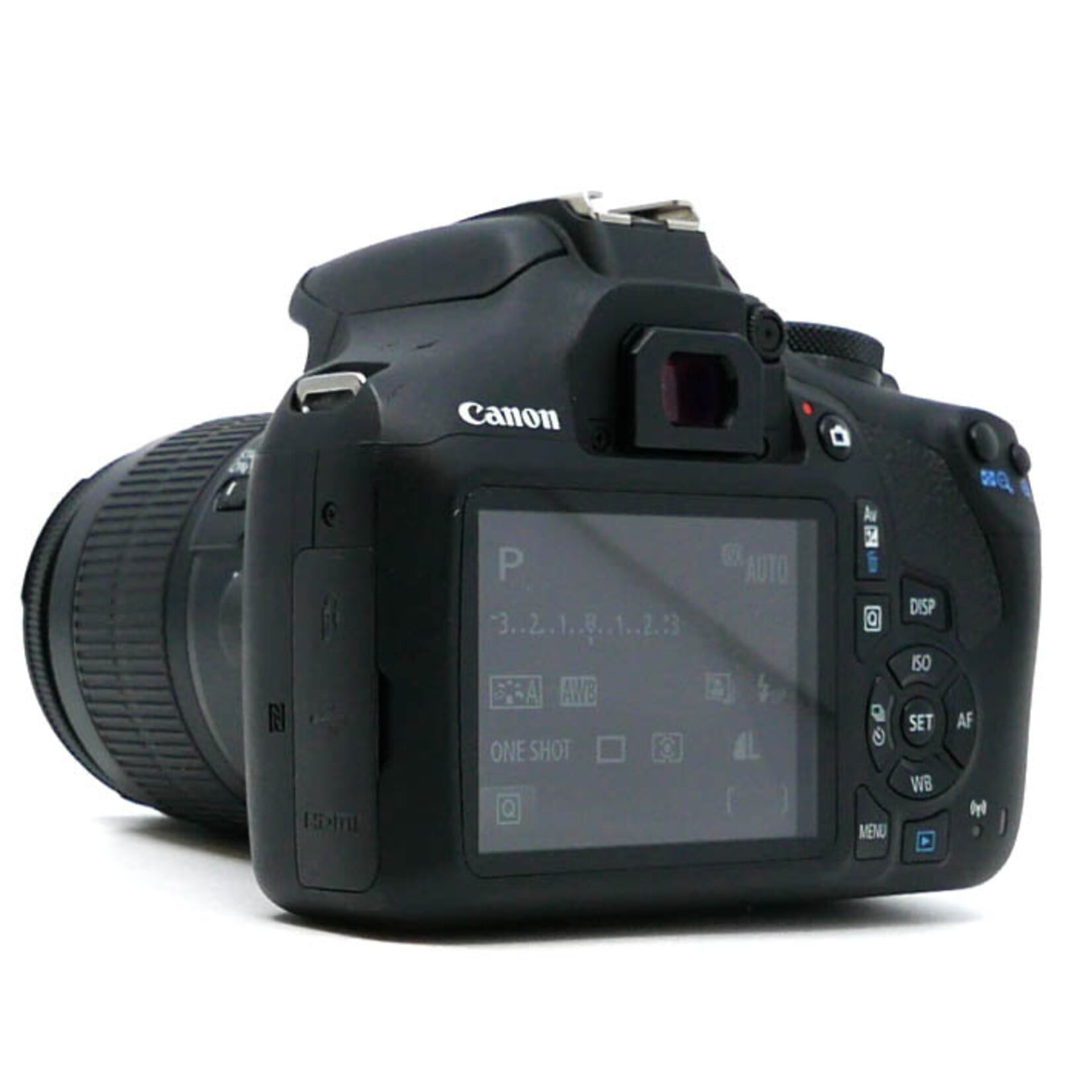 Canon Canon EOS Rebel t7 DSLR  + EF-S 18-55 IS II Lens (used)