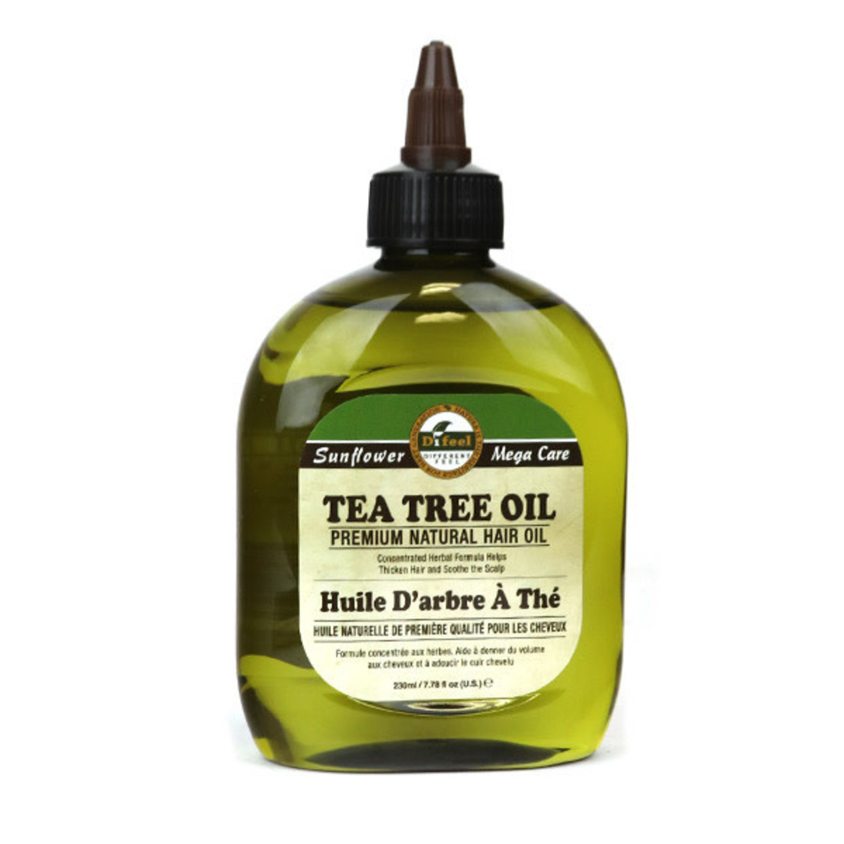 SUNFLOWER SUNFLOWER DIFEEL 99% NATURAL BLEND PREMIUM HAIR OIL [7.78OZ] - TEA TREE OIL