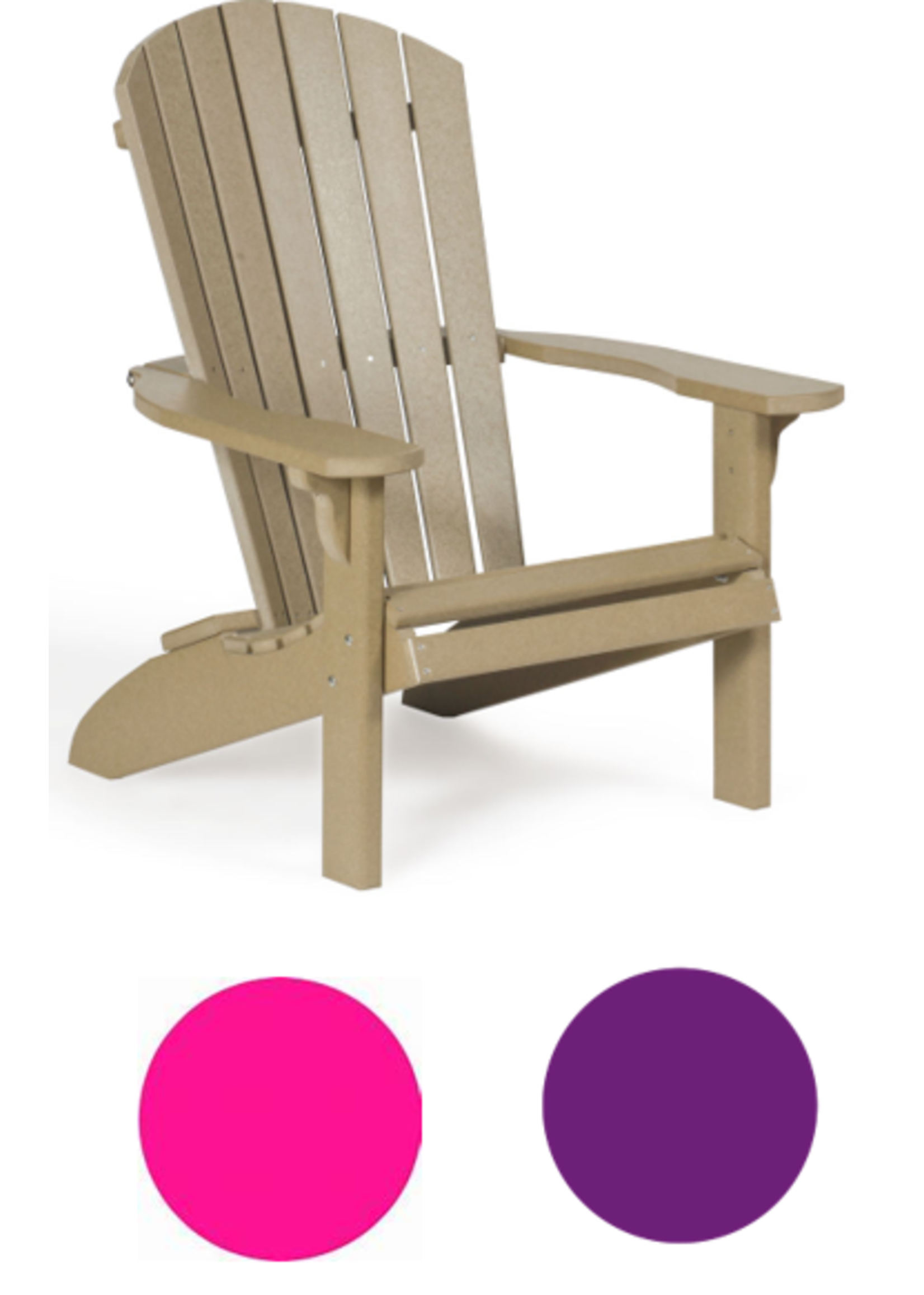 Leisure Lawns 360 * Adirondack Chair in hard to get colours