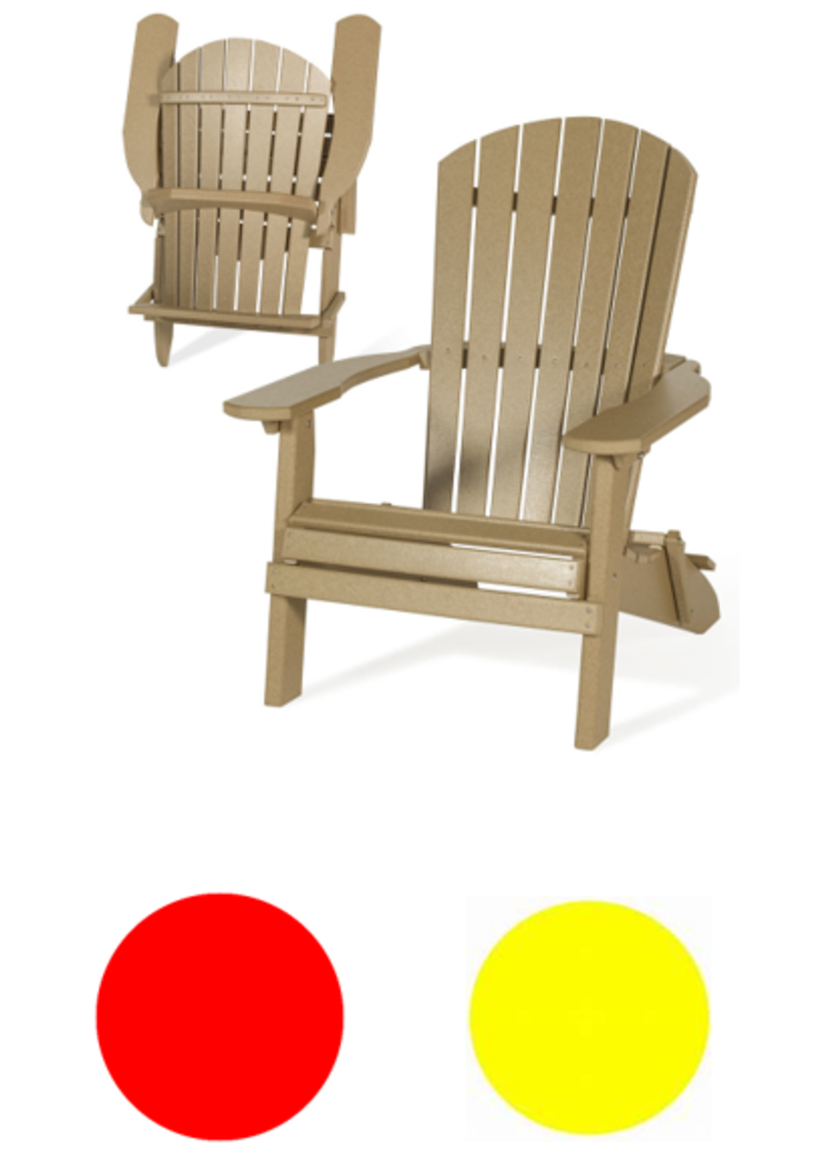 Leisure Lawns 368 * Adirondack Folding Chair