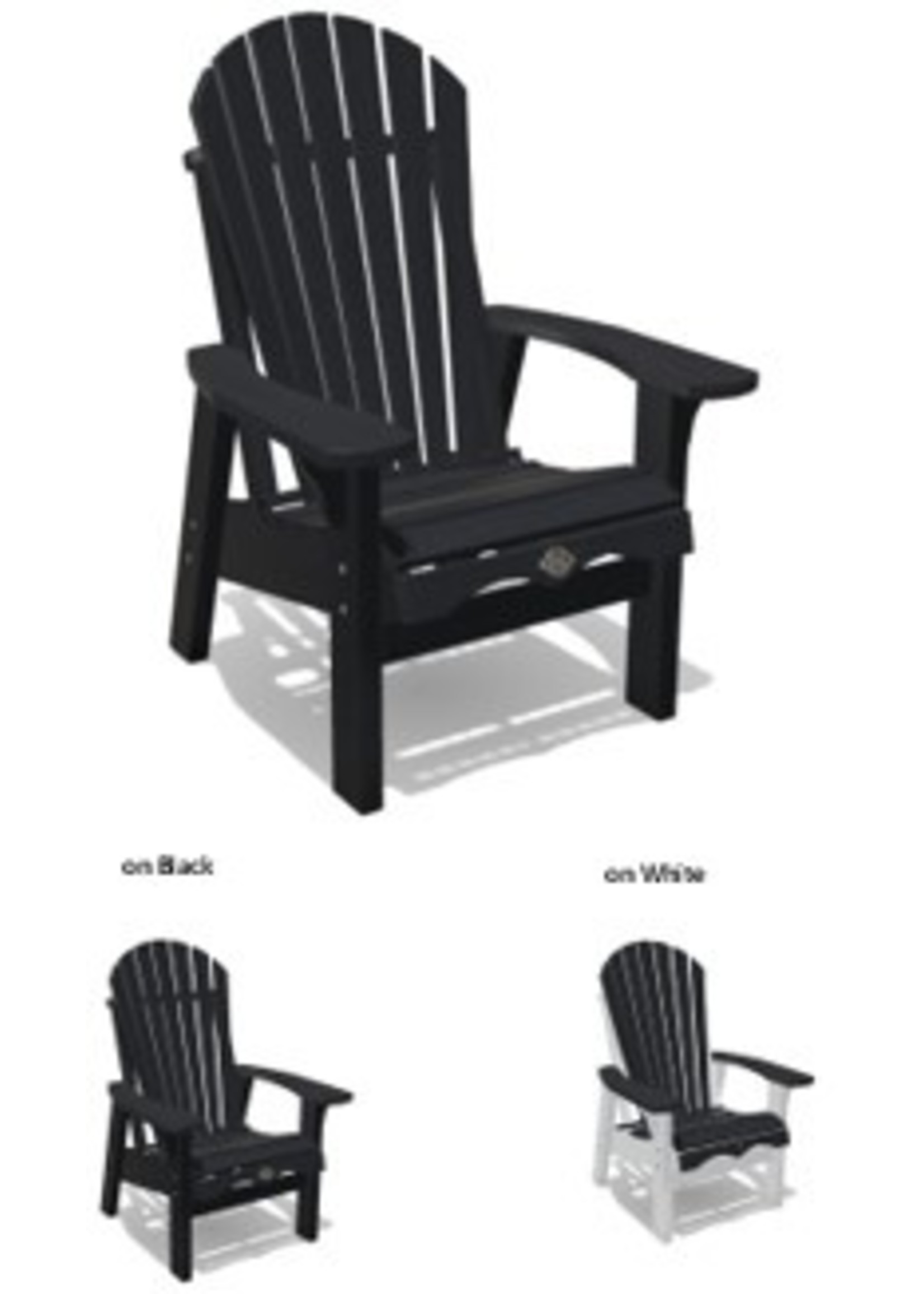 Woodmill of Muskoka Raised Muskoka Chair with 5.5" Wide Arms