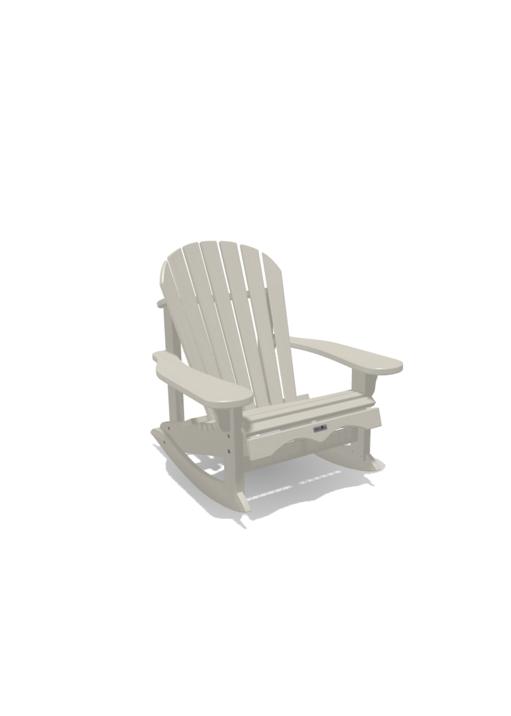 Krahn Adirondack Deluxe Rocker with 7.5" Wide Arms