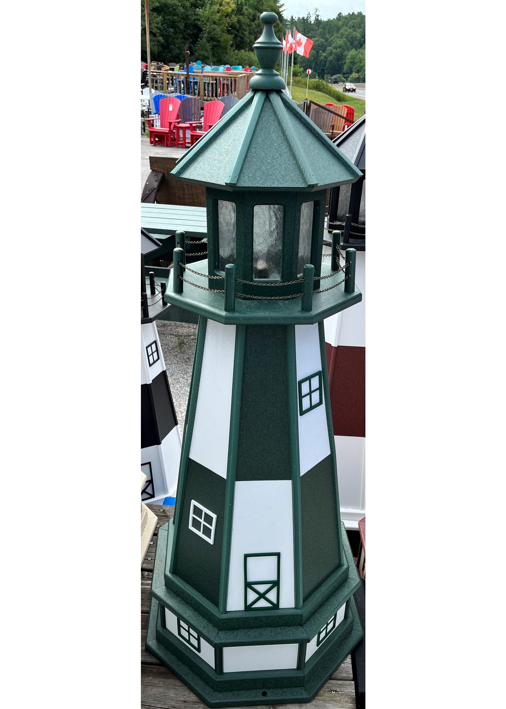 4' with Base Poly Lighthouse