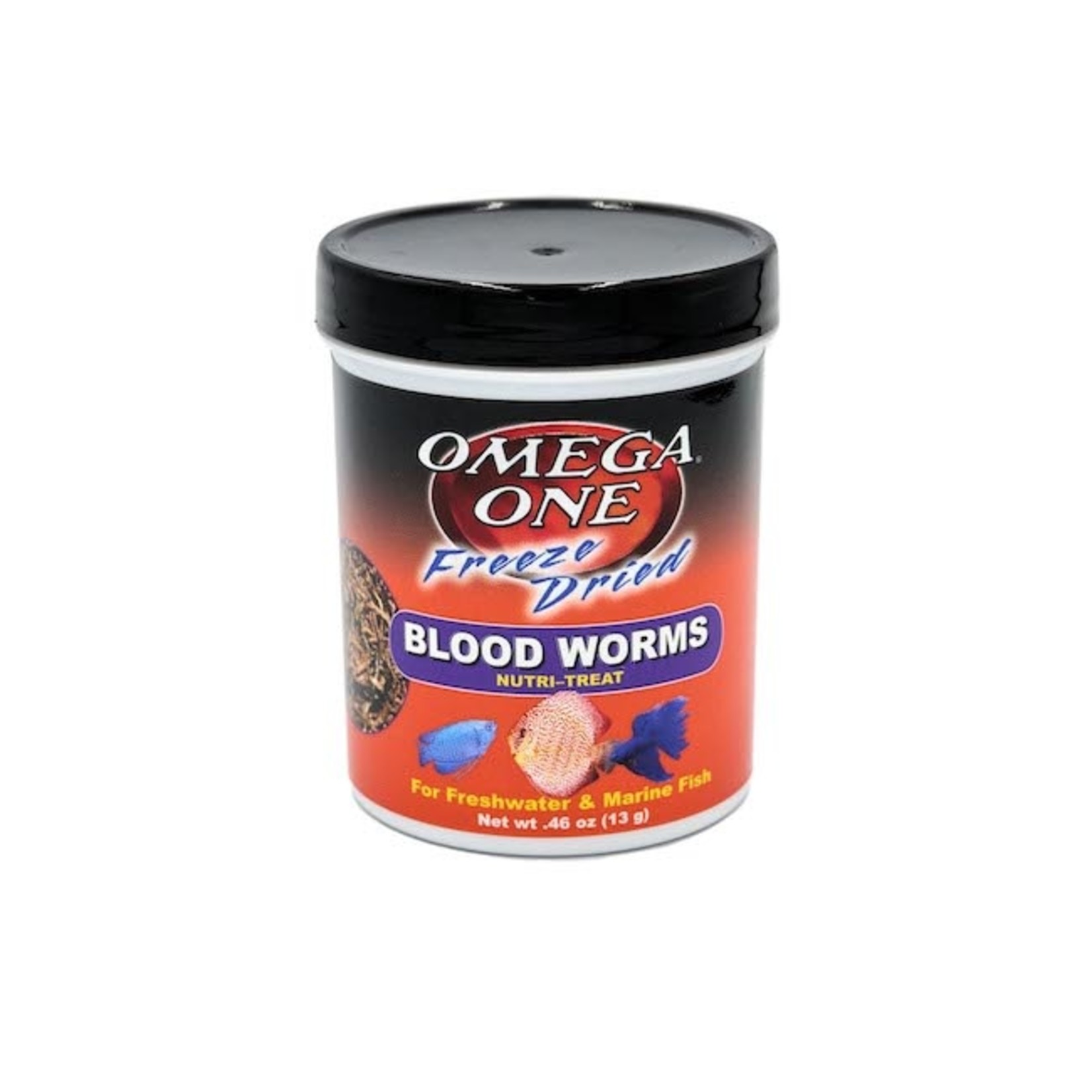 Omega One Freeze-Dried Blood Worms