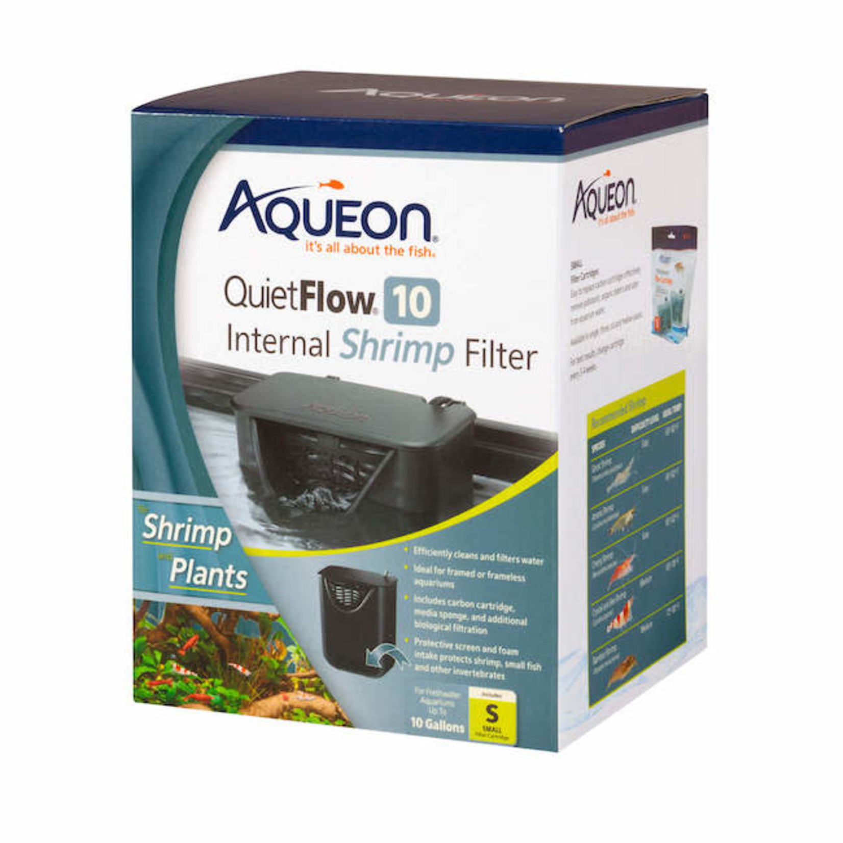 Aqueon QuietFlow Internal Shrimp Filter 10