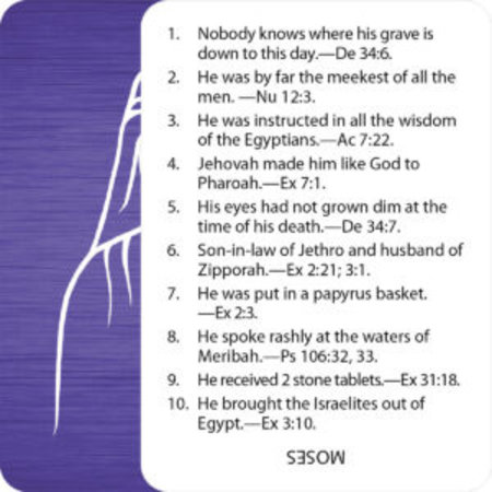 Bible Character Flash Cards