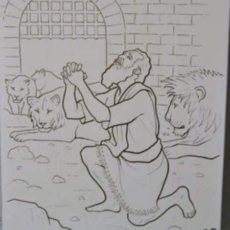 MJC Characters From the Bible- English Coloring Book