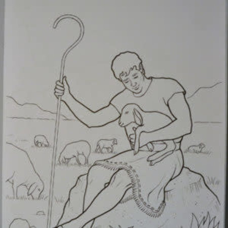 MJC Characters From the Bible - Spanish Coloring Book