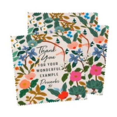 Happier To Give Thank You Sisters Lens Cloth