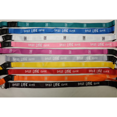 Best Life Ever Badge Holder Lanyard
