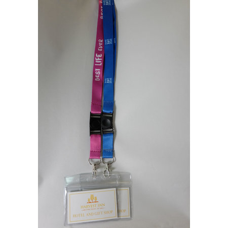 Best Life Ever Badge Holder Lanyard