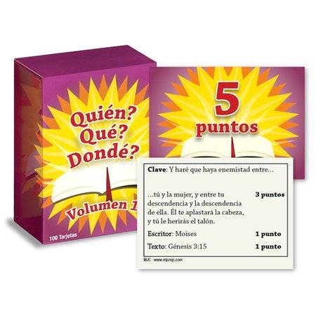 Who What Where Volume 1 (English or Spanish)