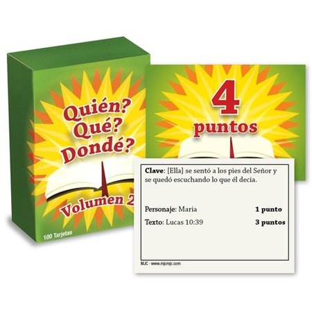 Who What Where Volume 2 (English or Spanish)