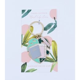 Happier To Give Best Life Ever Service Keychain