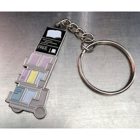 Literature Cart Mini Keychain