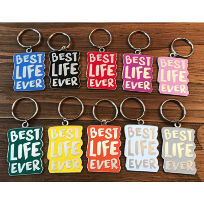 Best Life Ever Mini Keychain - Harvest Inn Hotel