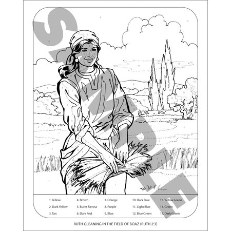 Madzay Bible Character Coloring Book