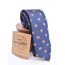 Navy Sheep Tie