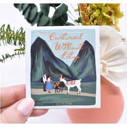 Acts 5:42 Llama Magnet