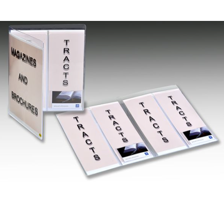 Clear Plastic Magazine, Tract and Card Holder