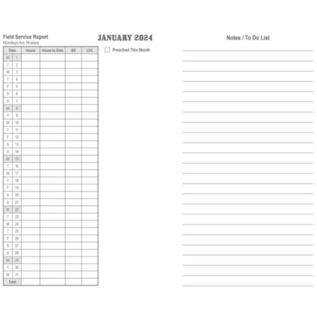 2026 MJC Pocket Calendar