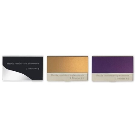 Spanish Contact Card Holder