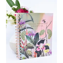 Happier To Give Floral Hardcover Regional Convention Notebook