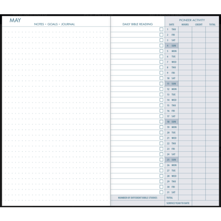2025 Madzay Pocket Calendar