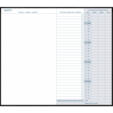 2025 Madzay Pocket Calendar