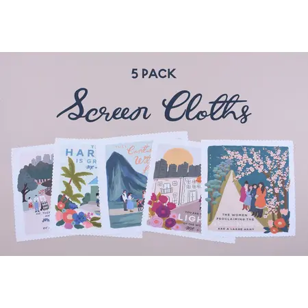 5Pk Preaching Scenes Lens Cloth