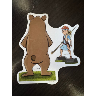 1 Samuel 17:37 Sticker