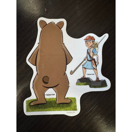 1 Samuel 17:37 Sticker