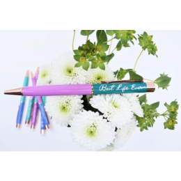 HTG Best Life Ever Pen - Pink & Green