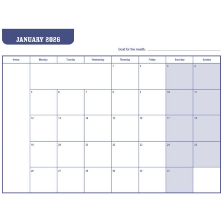 2026 MJC Pocket Calendar