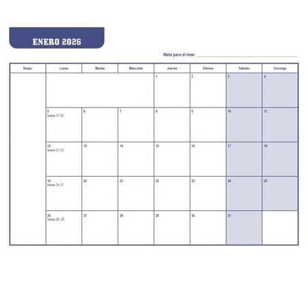 2026 MJC Pocket Calendar