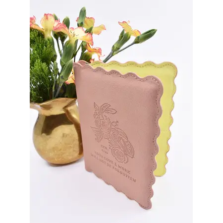 Happier To Give HTG Blush/Pink Stripe Invite & Card Holder Combo