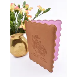 Happier To Give HTG Brown Stripe Invite & Card Holder Combo