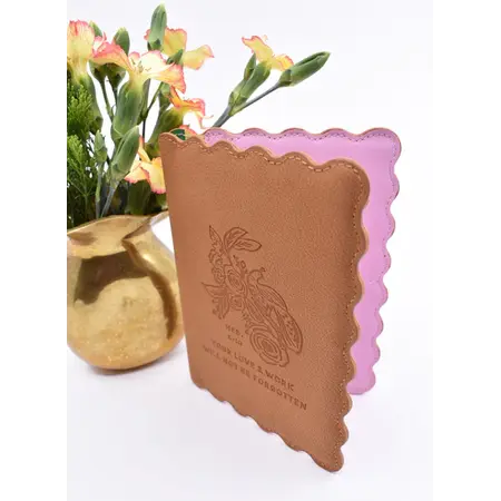 Happier To Give HTG Brown Stripe Invite & Card Holder Combo