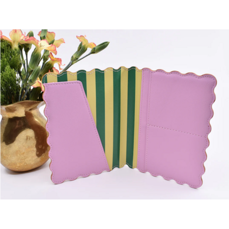 Happier To Give HTG Brown Stripe Invite & Card Holder Combo