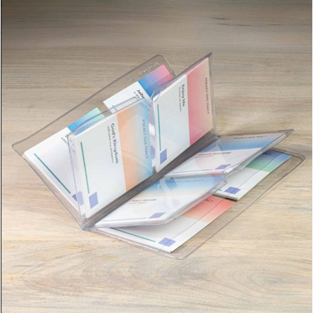 Clear Four Pocket Tract Holder