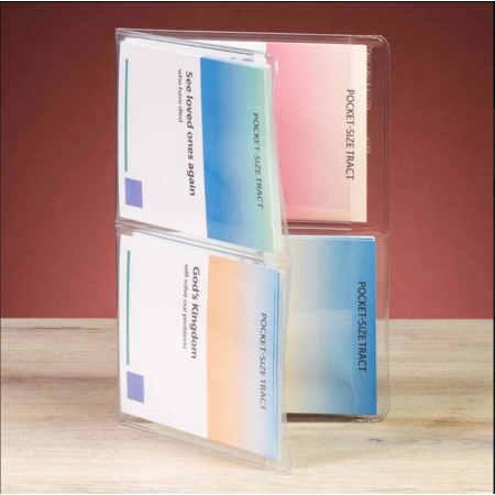 TH-3 Four Pocket Pocket-Size Tract Holder