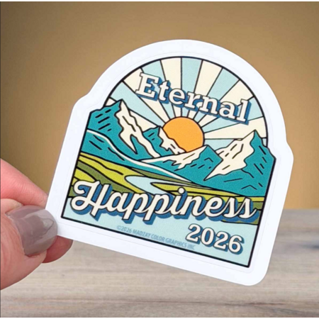 Madzay 2026 Eternal Happiness Sticker