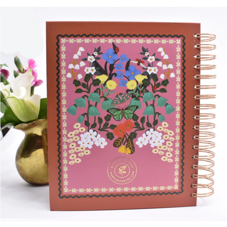 Happier To Give HTG Bible Study Journal-Vintage Butterfly