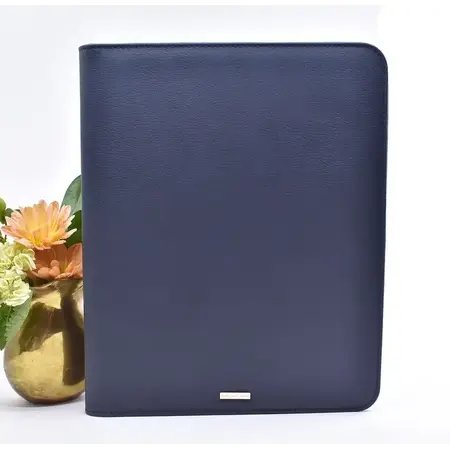 Happier To Give HTG Ministry Folio -Navy Floral
