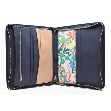 Happier To Give HTG Ministry Folio -Navy Floral